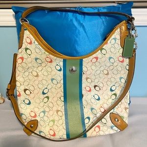 White Coach Shoulder Bag Purse